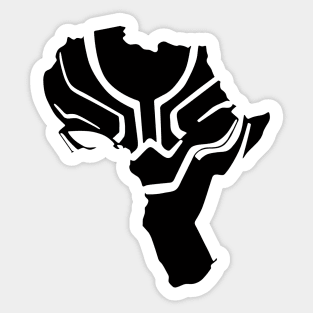 Black Panther in Africa 01- Black Power Sticker